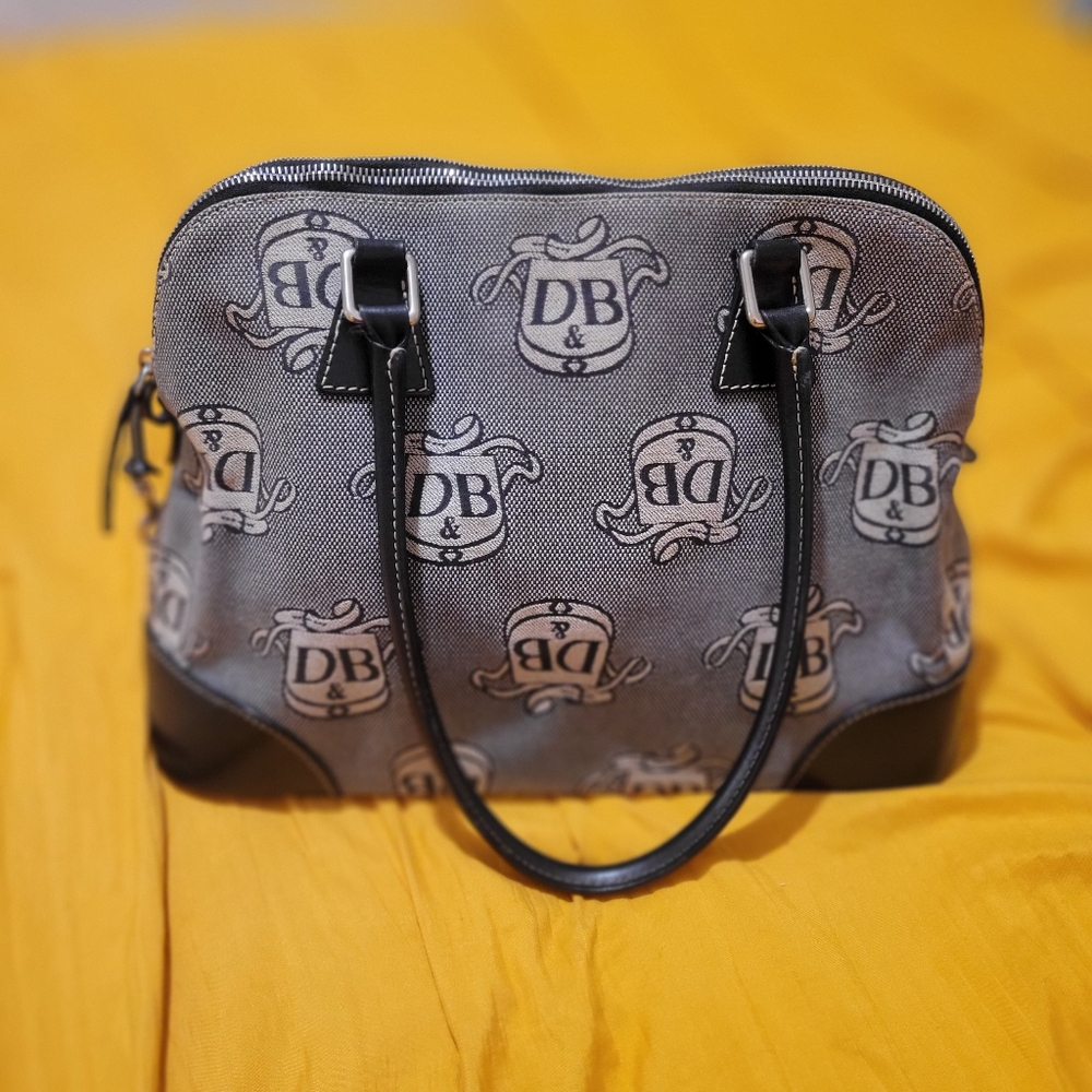 Dooney & Bourke Black and Gray Satchel
